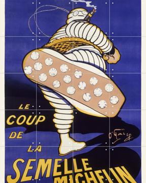 'Le Coup de la Semelle Michelin' by Bridgeman Images