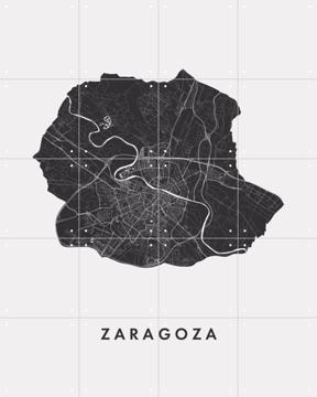 'Zaragoza City Map' by Art in Maps