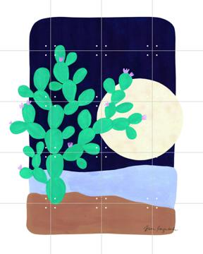 'Cactus and Moonlight' by Karen Menzenbach