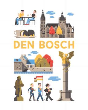 'Den Bosch' by Jochem Coenen & Art in Maps