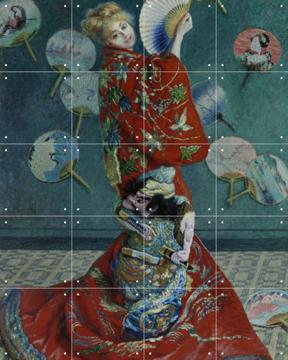 'La Japonaise (Camille Monet in Japanese Costume)' by Claude Monet & Museum of Fine Arts Boston