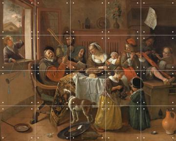 'The Happy Family' by Jan Havicksz. Steen & Rijksmuseum