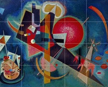 'In Blue' van Kandinsky & Bridgeman Images