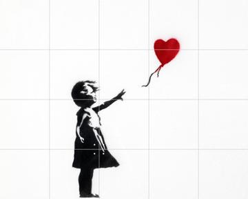 'Girl with balloon' par Banksy