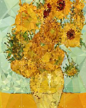 'Symphony in Yellow and Blue' par Kubistika & Van Gogh 21st Century