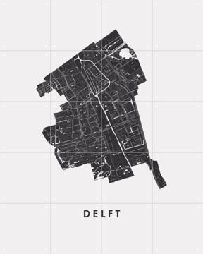 'Delft City Map' by Art in Maps