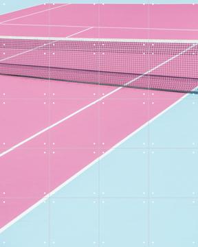 'Pink Court Net' von Chris Abatzis