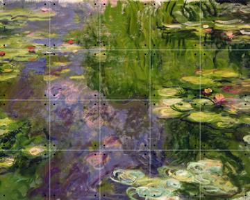 'Waterlilies purple' par Claude Monet & Bridgeman Images