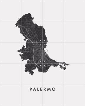 'Palermo City Map' par Art in Maps