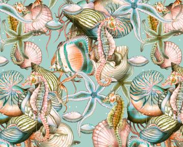 'Just keep swimming Sealife soft Tones' von Marylène Madou