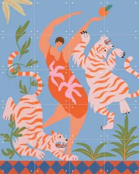 'Dancing with Tiger' par Arty Guava