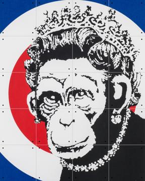 'Monkey Queen' van Banksy