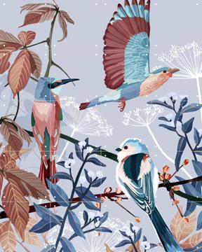 'Birds of Winter' by Goed Blauw