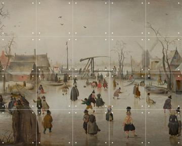 'Ice Scene' by Hendrick Avercamp & Mauritshuis