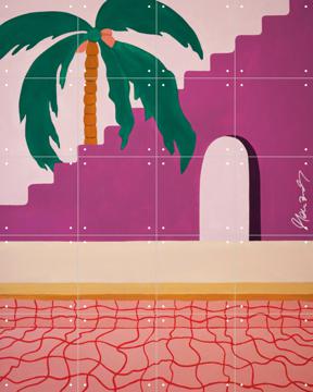 'Plants by the Pool No.3' by Karen Menzenbach