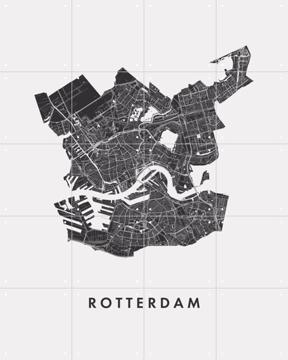 'Rotterdam City Map' van Kunst in Kaart