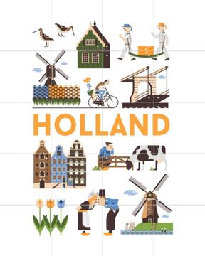 'Holland' par Jochem Coenen & Art in Maps