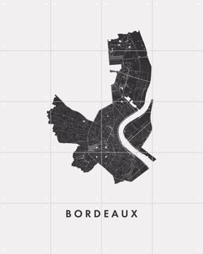 'Bordeaux City Map' van Kunst in Kaart