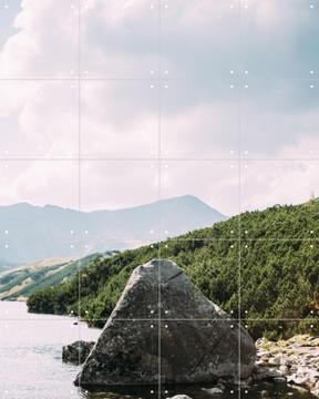 'Rock in Lake' van Pati Photography