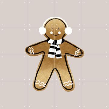 'Xmas Gingerbread Man Ii' von Orara Studio & Various