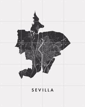 'Sevilla City Map' par Art in Maps