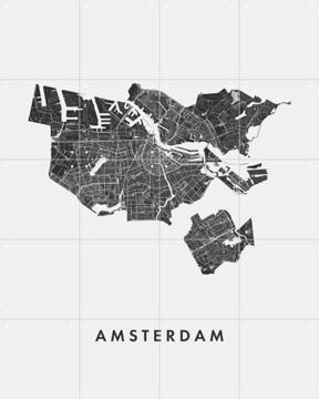 'Amsterdam City Map' van Kunst in Kaart