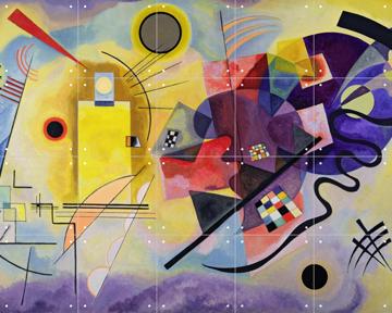 'Yellow Red Blue' van Kandinsky & Bridgeman Images