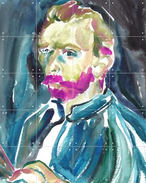 'Self Portrait' par Victoria Verbaan & Van Gogh 21st Century