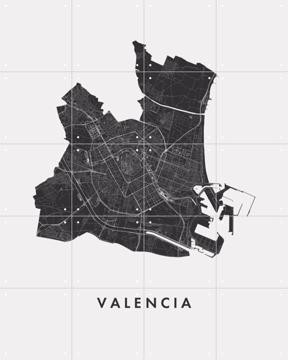 'Valencia City Map' par Art in Maps