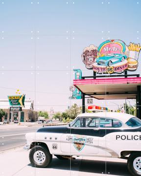 'Route 66 Diner' van Pati Photography