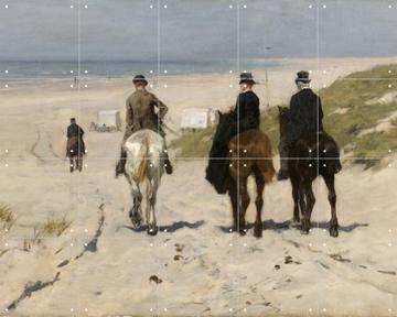 'Promenade matinale à la plage' par Anton Mauve & Rijksmuseum