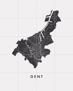 'Gent City Map' par Art in Maps