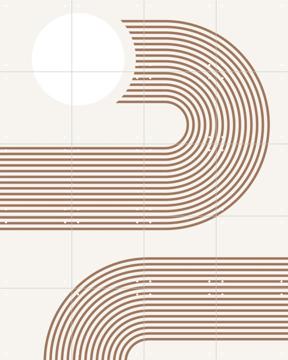 'Beige Arc Poster No.2' par Elena Ristova & Various