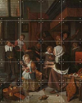 'The Feast of Saint Nicholas' by Jan Havicksz. Steen & Rijksmuseum