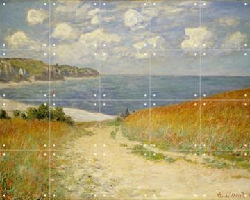 'Path in the Wheat - Pourville' par Claude Monet & Bridgeman Images