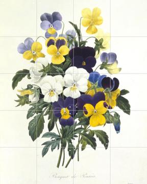 'Viola Tricolor' van Pierre Joseph Redoute & Natural History Museum