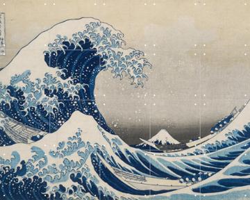 'The Great Wave' par Katsushika Hokusai & British Museum