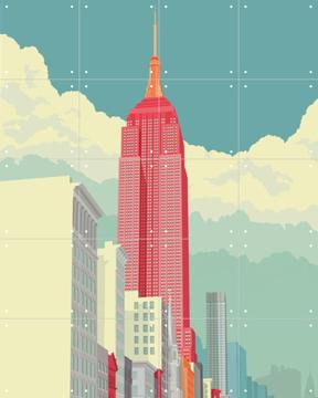 'NYC - 5th Avenue' by Remko Heemskerk & Art in Maps