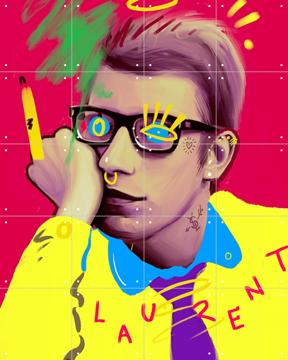 'YSL Laurent' von Pop-art by Tadej