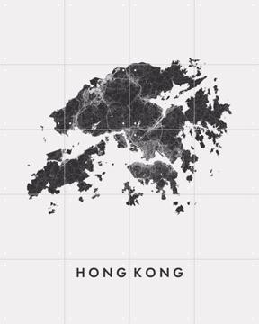 'Hong Kong City Map' par Art in Maps