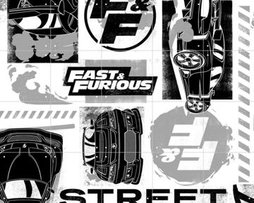 'White Graphics' by The Fast and the Furious  & Universal Pictures