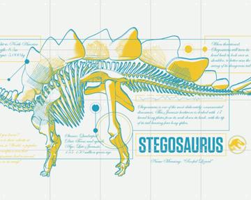 'Stegosaurus Skeleton' by Jurassic Park & Universal Pictures