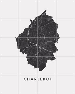 'Charleroi City Map' par Art in Maps