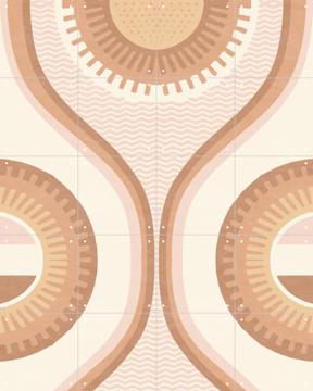 'Groovy Retro Curves' par Bloomery Decor