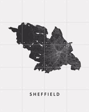 'Sheffield City Map' par Art in Maps