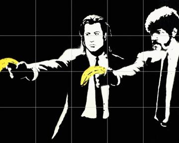 'Pulp fiction' van Banksy