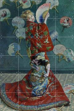 'La Japonaise (Camille Monet in Japanese Costume)' van Claude Monet & Museum of Fine Arts Boston