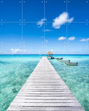 'Wooden Pier - French Polynesia' by Jan Becke