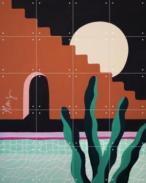 'Plants by the Pool No.6' by Karen Menzenbach