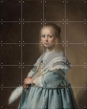 'Portrait of a Girl Dressed in Blue' by Johannes Cornelisz Verspronck & Rijksmuseum